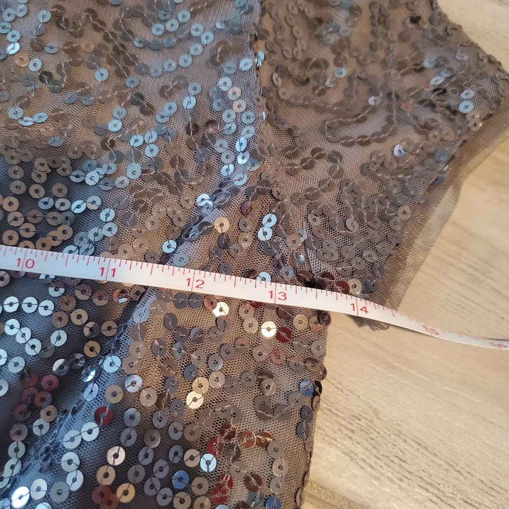 GAP Kids Siver Sequin Dress Medium 7 8 Party Holiday Fancy NWOT